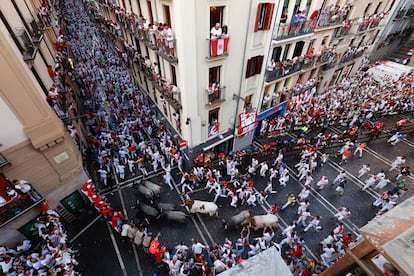 Vista aérea de la curva de Mercaderes.