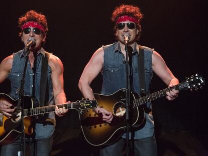 Bruce Springsteen y Jimmy Fallon en el programa del presentador estadounidense. 