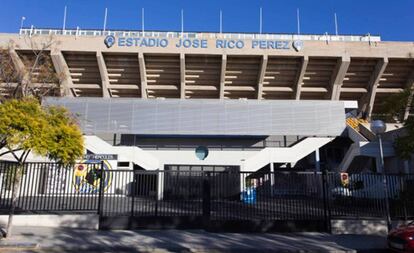 El José Rico Pérez, estadio del Hércules.
 