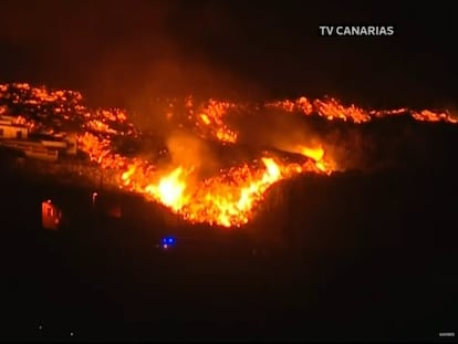 A erupção do vulcão de La Palma