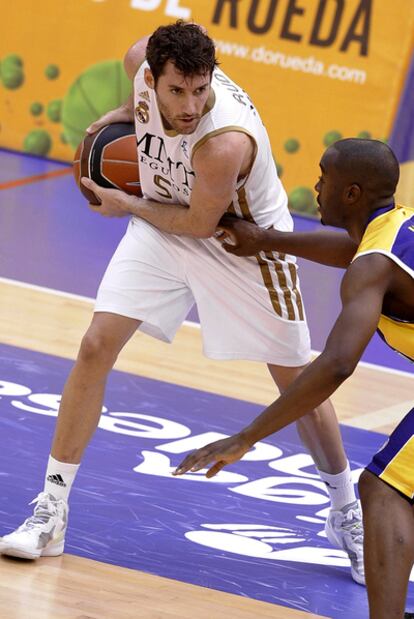 Rudy Fernández, durante el partido de la tercera jornada de la ACB, contra el Valladolid.