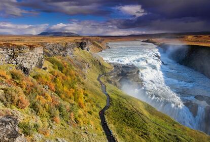 Gullfoss, la majestuosa cascada.