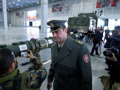 Reunião com jornalistas e especialistas militares organizada pelo Kremlin em janeiro para mostrar que um de seus polêmicos mísseis não descumpre o INF
