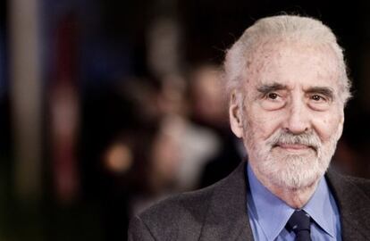 L'actor Christopher Lee, en una foto del 2009.