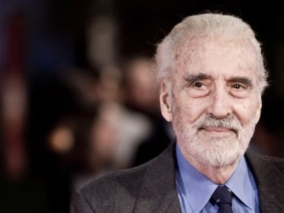 L'actor Christopher Lee, en una foto del 2009.