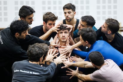 Ensayo de 'Afanador' en la sede del Ballet Nacional de España.