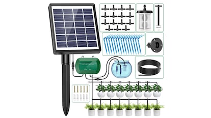 El mejor sistema de riego por goteo solar