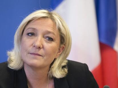 La l&iacute;der ultraderechista Merine Le Pen.