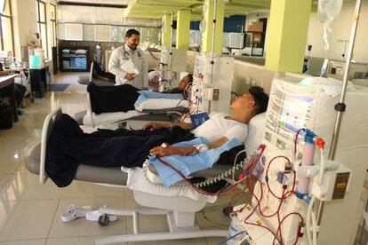 Pacientes en un hospital del Instituto Guatemalteco de Seguridad Social (IGSS).