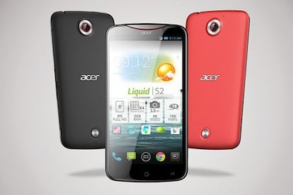 Liquid S2 de Acer, el primer móvil con vídeo 4K.