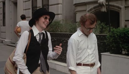 'Noivo Neurótico, Noiva Nervosa' ou 'Annie Hall' (Woody Allen, 1977). Diane Keaton sobre sua analista: Ela mencionou a inveja do pênis... Você sabe disso? Woody Allen: Eu? Sou, sou um dos poucos homens que sofrem disso.