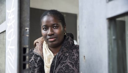 Fatoumata Diaby, el pasado lunes en Barcelona.