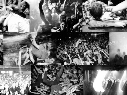'Collage' de imágenes de las noches del Zombie.