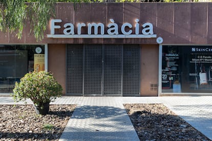 Farmacia cerrada en Barcelona
