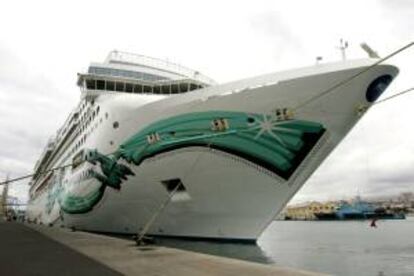 Vista del transatlántico "Norwegian Jade" de la compañía Norwegian Cruise Line. EFE/Archivo