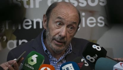 Alfredo Perez Rubalcaba, en Matar&oacute;.