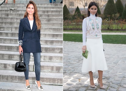 Miroslava Duma

La jefa de las preescriptoras de estilo rusas lo mismo se atreve con el romanticismo de Delpozo (firma a la que admira y que ha lucido en numerosas ocasiones) que con la creación más rompedora de Vetements. Su forma de entender la moda es muy personal y no hay firma que no la quiera tener en su desfile.