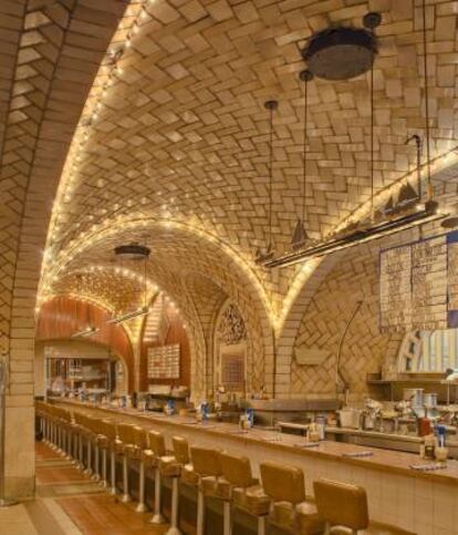 Barra del Oyster Bar & Restaurant en Grand Central. |