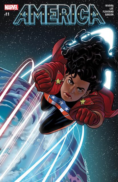 Portada de un cómic de America Chavez.