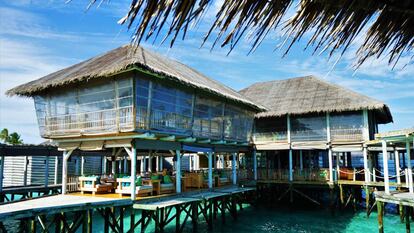 Six Senses Laamu es un hotel de lujo sostenible.