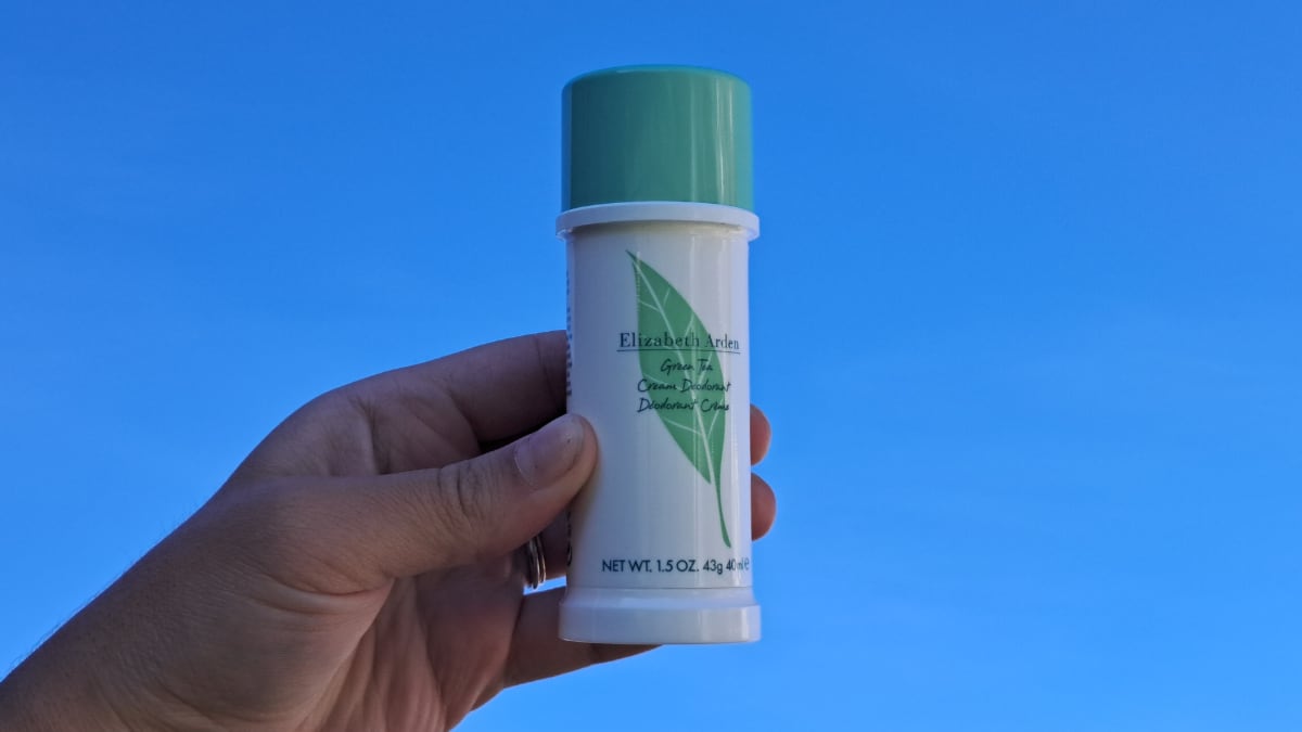 Desodorante con formato en crema.