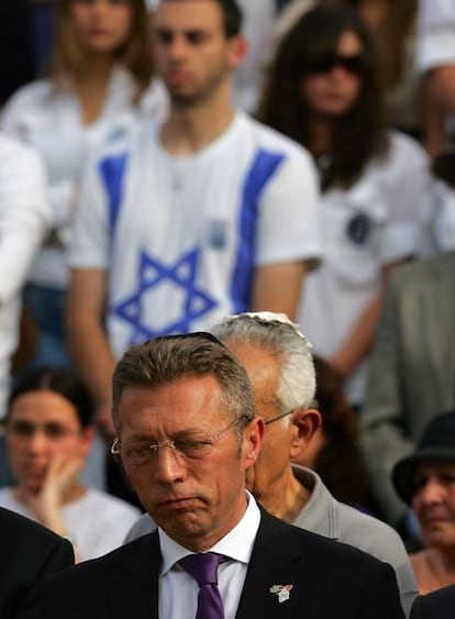 Arcadi Gaydamak, en abril pasado en Jerusalén.