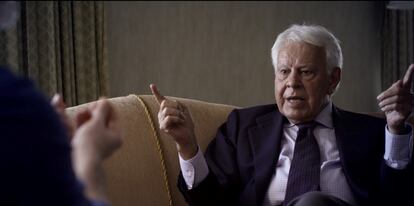 Felipe González, entrevistado en Lo de Évole, en La Sexta