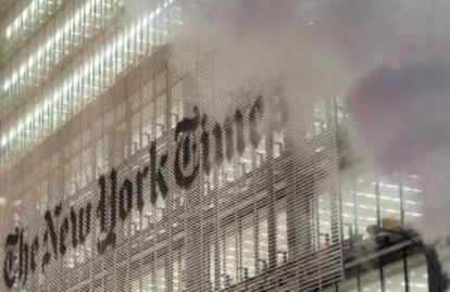 Vista del edificio sede del New York Times en Nueva York (EEUU). EFE/Archivo