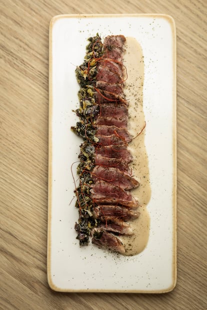 Tataki de presa ibérica 'tonnata'