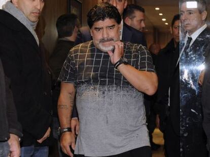 Diego Maradona, en Buenos Aires, el pasado 26 de junio.