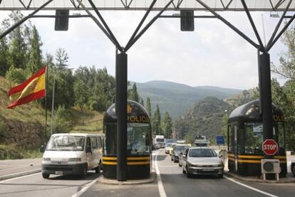 La Farga de Moles, puesto fronterizo de España con Andorra, en la provincia de Lleida.