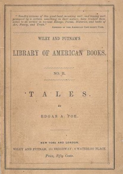 Cuentos, de Poe, edición de 1845.