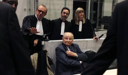 Jacques Servier, fundador de los laboratorios Servier, en 2013 en el tribunal de Nanterre. 