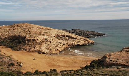 La cala de los Déntoles, en Cartagena (Región de Murcia).