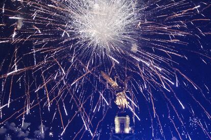 Festejos por el Año Nuevo 2018 en la Ciudad de México.