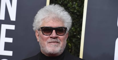 Pedro Almodóvar en la entrega de los Globos de Oro el pasado 5 de enero.
