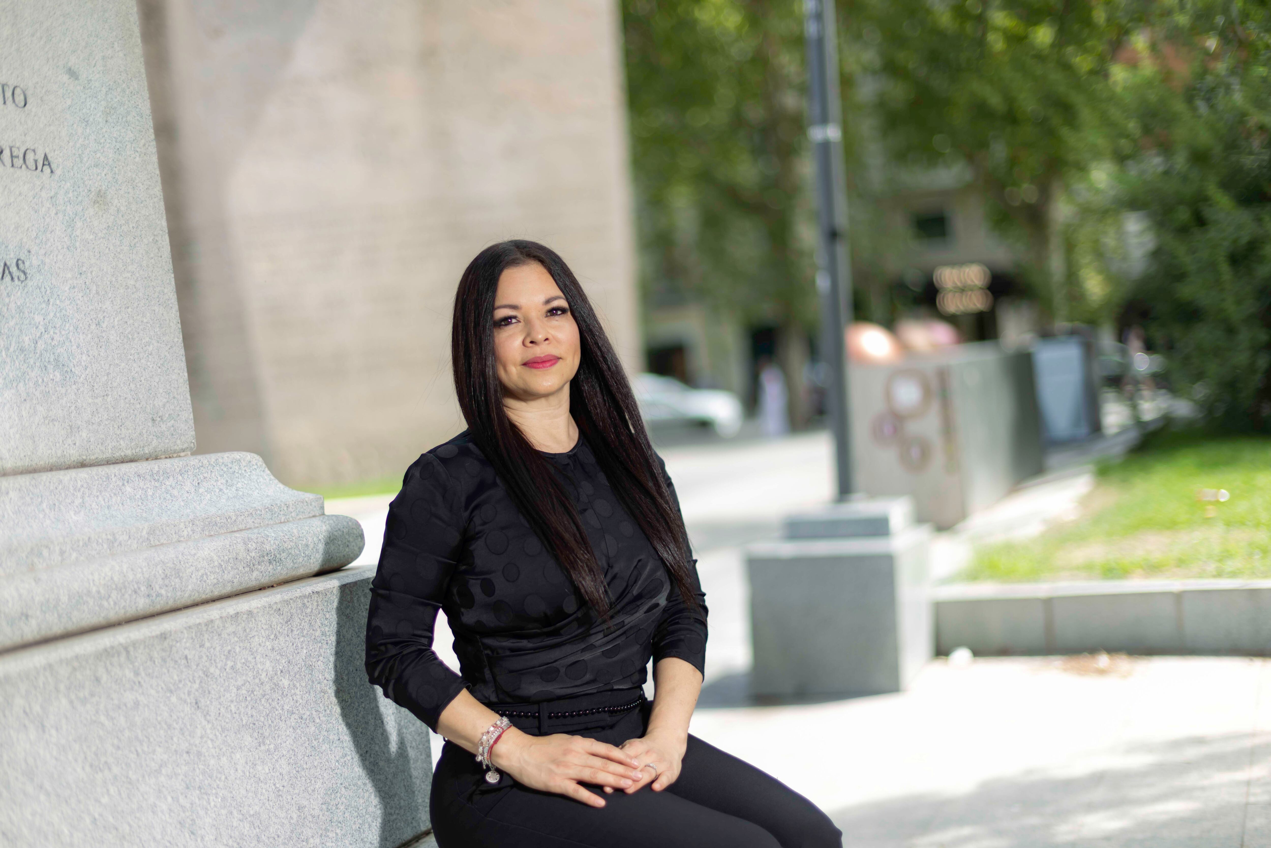 Martha Magaña en Madrid.