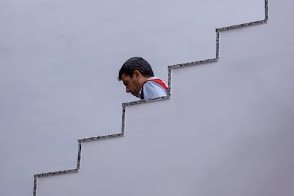 El president de la Generalitat, Carlos Mazón, tras una reunión del CECOPI.