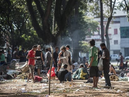 Praça Princesa Isabel, a nova cracolândia de São Paulo.