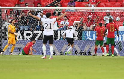 Havertz marca el tercer gol de Alemania ante Portugal este sábado en el Allianz Arena.