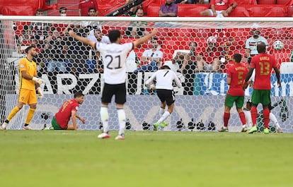 Havertz marca el tercer gol de Alemania ante Portugal este sábado en el Allianz Arena.