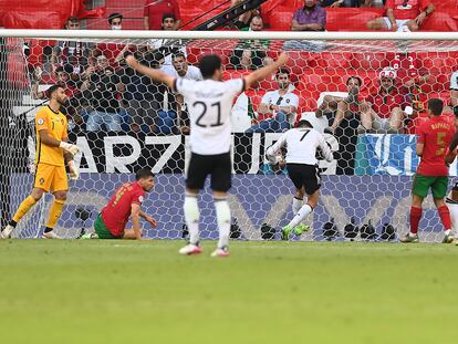 Havertz marca el tercer gol de Alemania ante Portugal este sábado en el Allianz Arena.