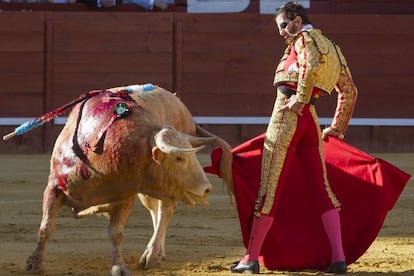 Juan Jos&eacute; Padilla, en la corrida de ayer viernes en Jerez.