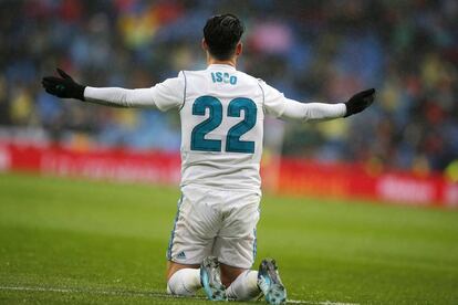 Isco durante un momento del partido ante el Villarreal.