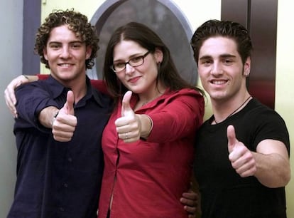 David Bisbal, Rosa L&oacute;pez y David Bustamante.