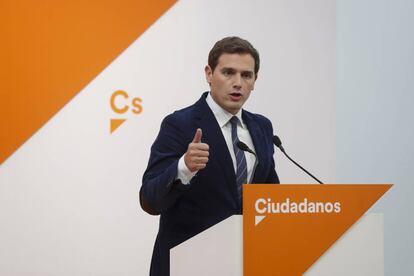 El líder de Ciudadanos, Albert Rivera. 