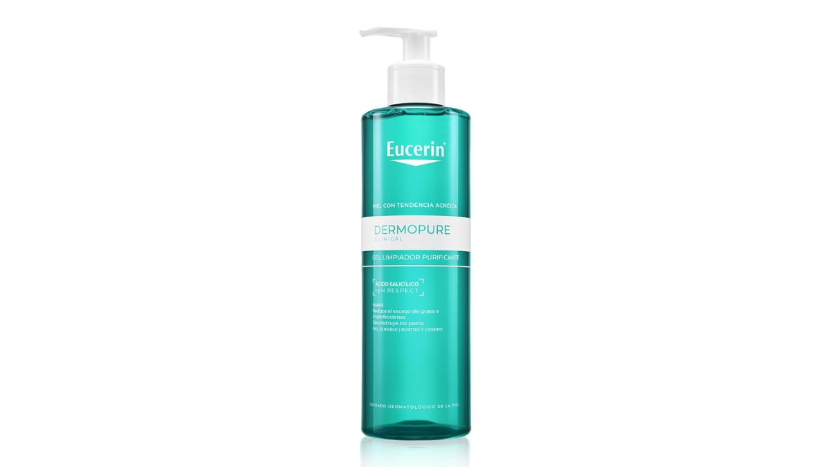 Limpiador con ácido salicílico Eucerin.