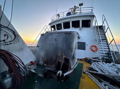 El buque 'Conscience', que transportaba ayuda para Gaza, bombardeado en la madrugada de este viernes a 14 millas al este de Malta.