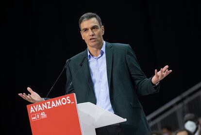 Spanish Prime Minister Pedro Sánchez in Valencia.