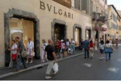 Tienda de Bulgari en Roma